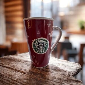 Starbucks 16oz HOLIDAY Siren Logo Cup Mug 2008